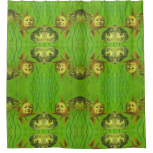 Baby Mutant Goldfish Shower Curtains