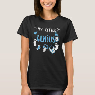 Baby My Little Genius Baby Boy Sayings T-Shirt