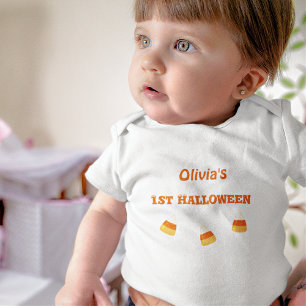 Baby Name 1st Halloween Newborn-Toddler Bodysuit