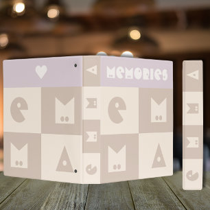 Baby name 4 letters newborn Memory Document Binde Binder