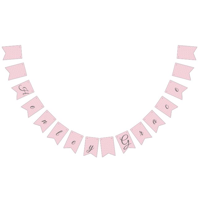 Baby Name (customizable) Bunting Flags (All)