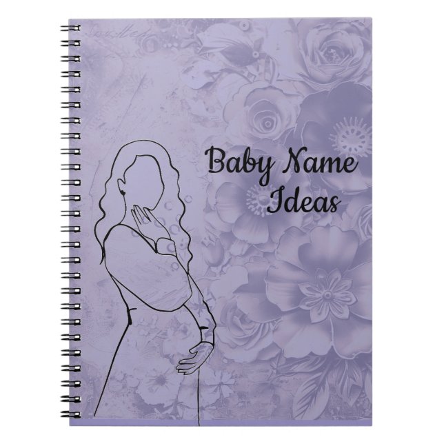 Baby Name Ideas Notebook (Front)