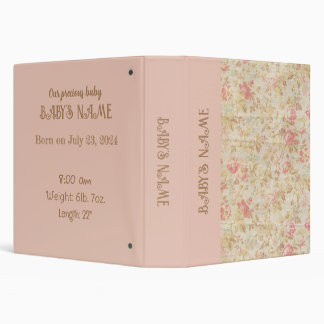 Baby Neutral Boho Photo Album Customizable Binder