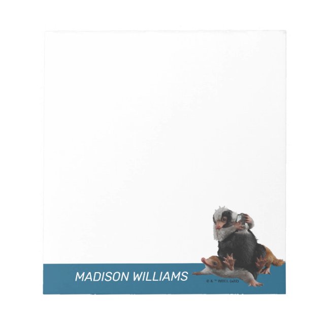 Baby Nifflers Find A Prize Notepad (Front)