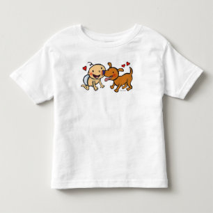 Baby Nose Kisses from the Dog Toddler T-shirt