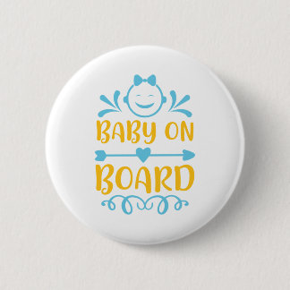 Baby On Board 2 Inch Round Button
