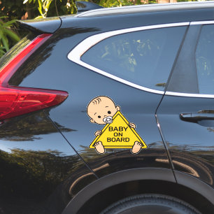 Baby on Board Baby Safety Sign Car Window Bumper