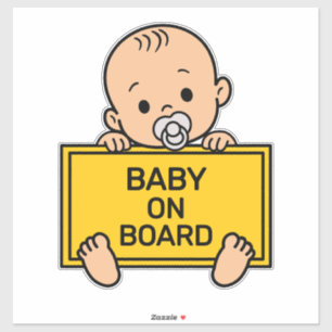 Baby on Board Baby Safety Sign Car Window Bumper