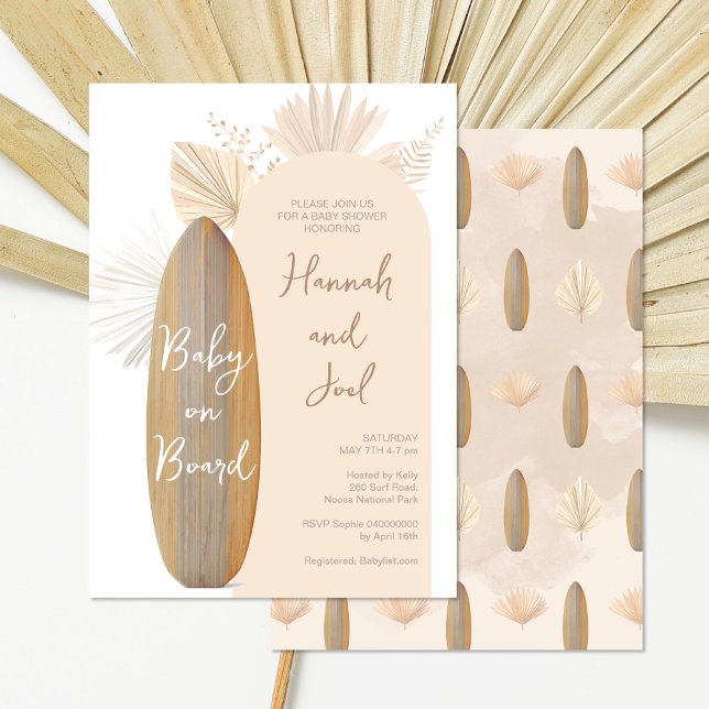 Baby on Board Baby Shower Invitation (Creator Uploaded)