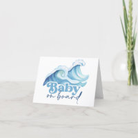Baby on Board Baby Shower, Surf Baby