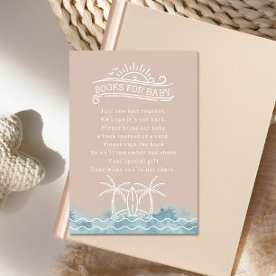 Baby On Board Book Request Pink Baby Shower Invitation