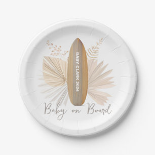 Baby on Board Gender Neutral  Paper Plate