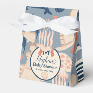 Baby on Board Nautical Baby Boy Shower  Favor Box