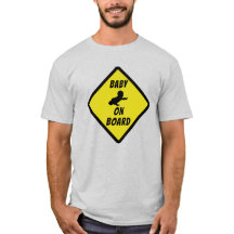 BABY ON BOARD Sign Yellow