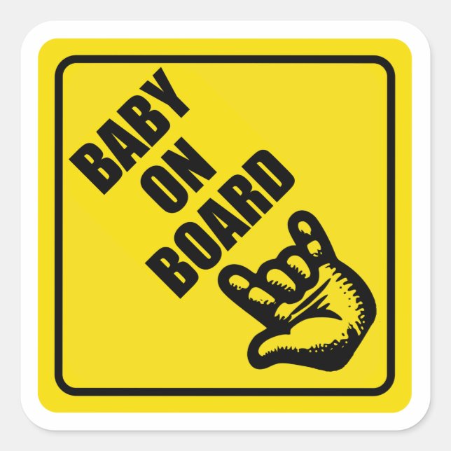 Baby On Board Sticker (Front)