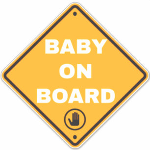 Baby on Board Sticker On Car