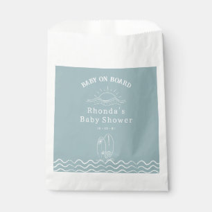 Baby On Board Surfing Baby Shower Favour Bag