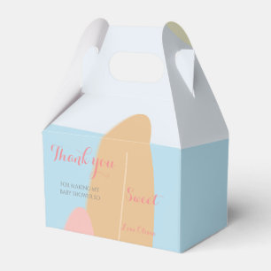 Baby on Board Surfing Beach Baby Shower Favor Box