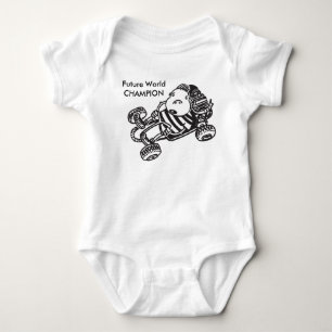 baby one piece creeper future world champion