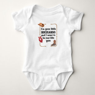 Baby one piece tee - I’m your little buckaroo