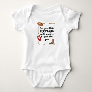 Baby one piece tee - I’m your little buckaroo