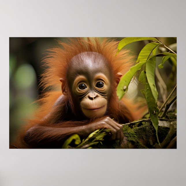 Baby Orangutan  Poster (Front)