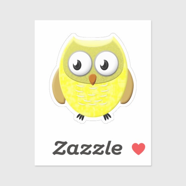 Baby Owl Cartoon (Sheet)