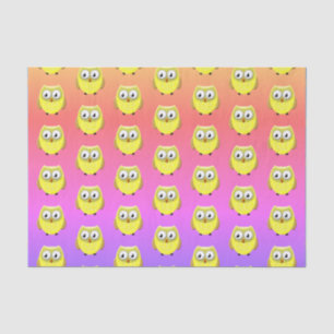 Baby Owl Cartoon Tissue Paper