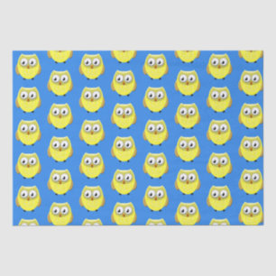 Baby Owl Cartoon Tissue Paper