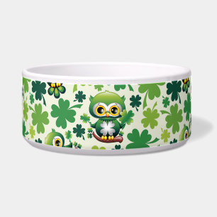 Baby Owl Cute St Patrick Cartoon