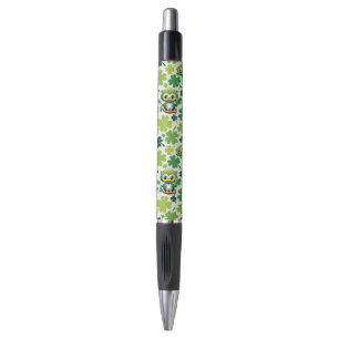 Baby Owl Cute St Patrick Cartoon Pen