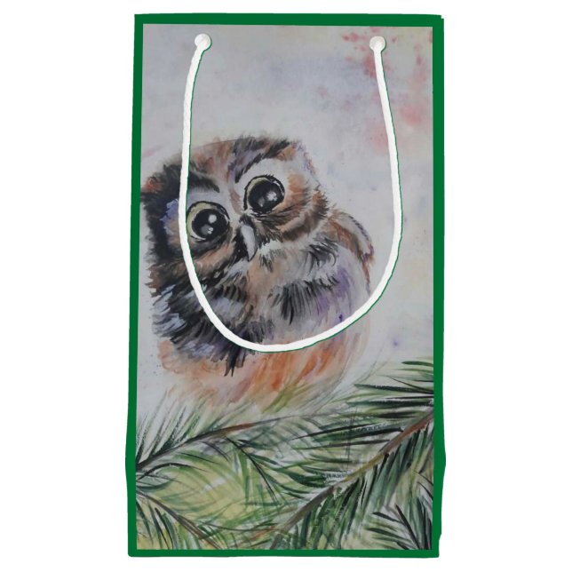 Baby Owl Gift Bag (Front)