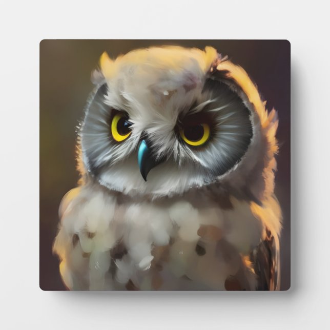 Baby Owl Plaque (Front)