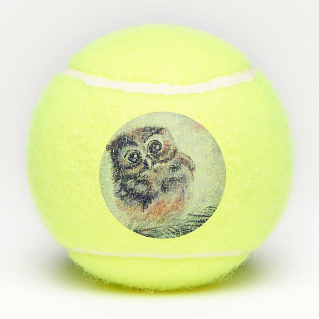 Baby Owl Tennis Balls (Back)
