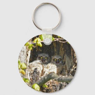 Baby Owls Keychain