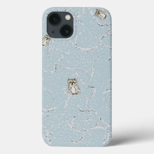 Baby Owls on Winter Snowy Limbs iPhone 13 Case