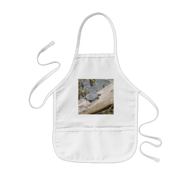 Baby Painted Turtle Kid Apron (Front)