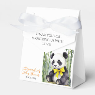 Baby Panda Bear Baby Shower Favor Box