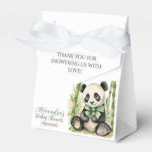 Baby Panda Bear Gender Neutral Baby Shower Favor Box