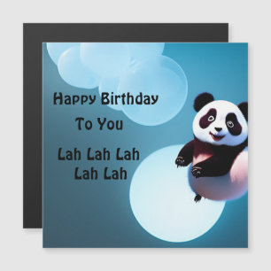 Baby Panda Bubbles, Magnetic Card