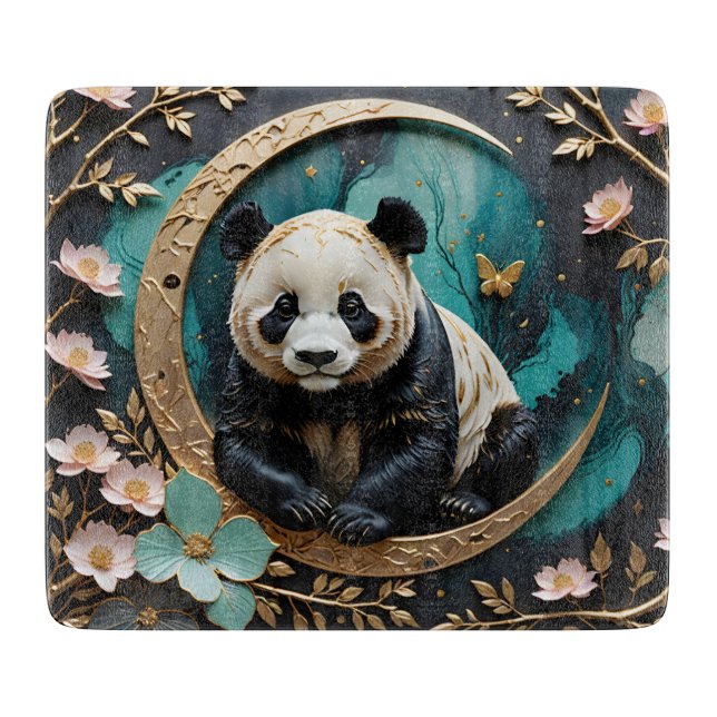 Baby Panda  Cutting Board (Front)