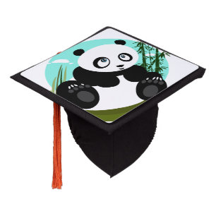 Baby Panda  Graduation Cap Topper