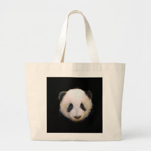Baby Panda Large Tote Bag