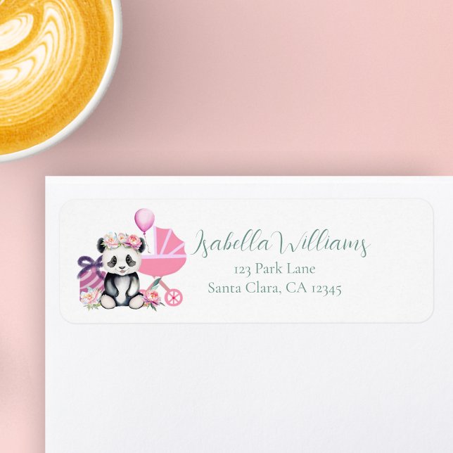 Baby Panda Peonies Jungle Baby Shower Gifts (Creator Uploaded)