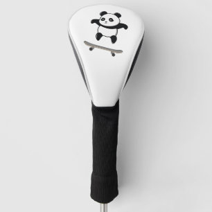 Baby Panda Skateboard Golf Head Cover
