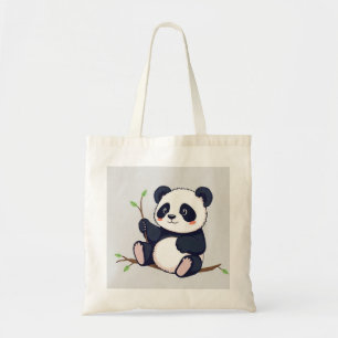 Baby Panda Tote Bag