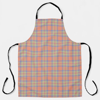 Baby Pastels Stewart Tartan Plaid Apron