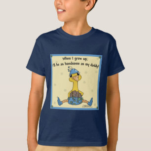 Baby Peacock Handsome as daddy T-Shirt