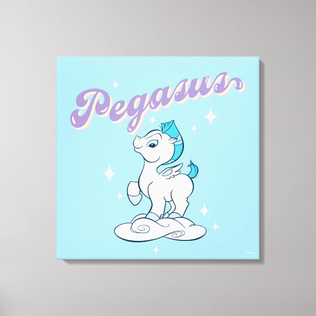 Baby Pegasus Canvas Print (Front)