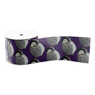 Baby penguin Birds Grosgrain Ribbon